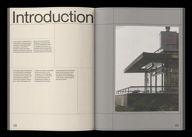 Minimal editorial type specimen, minimal, editorial, light