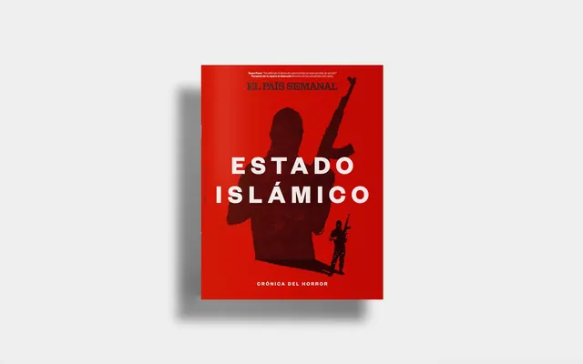 Estado Islámico magazine cover by Solo Design Studio, editorial, bold, vibrant