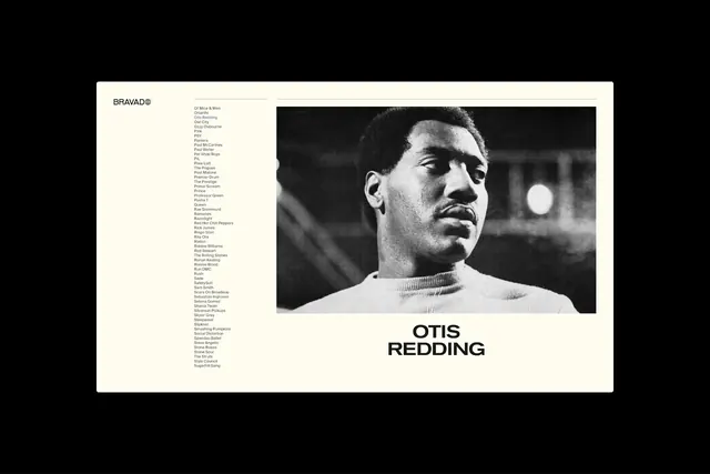 Otis Redding Editorial Layout