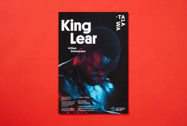 King Lear Theater Poster