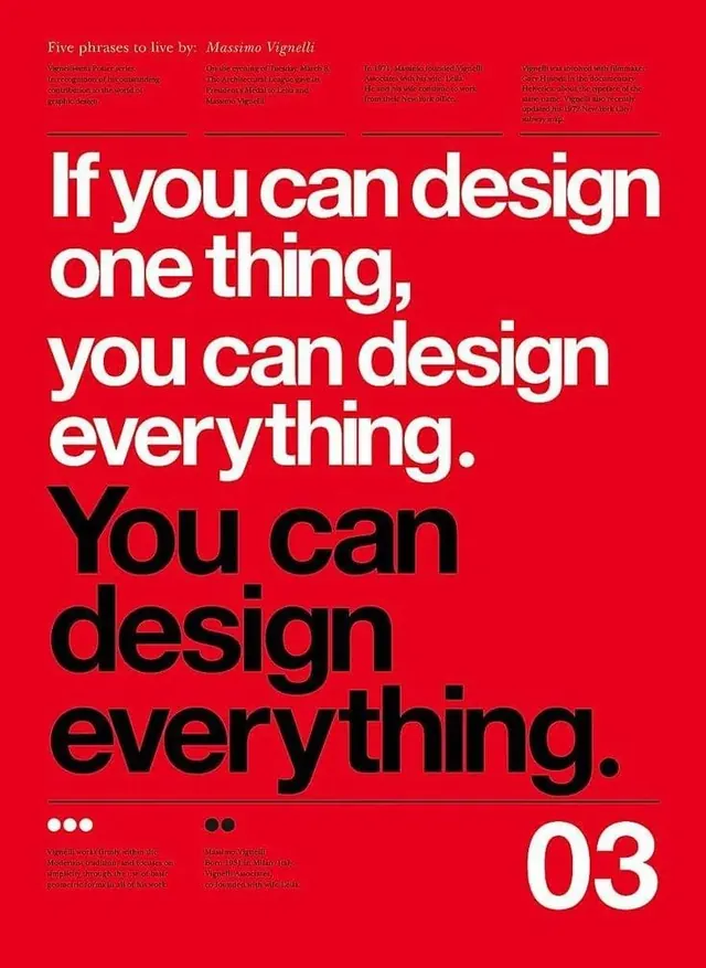 Typography Design Quote Poster