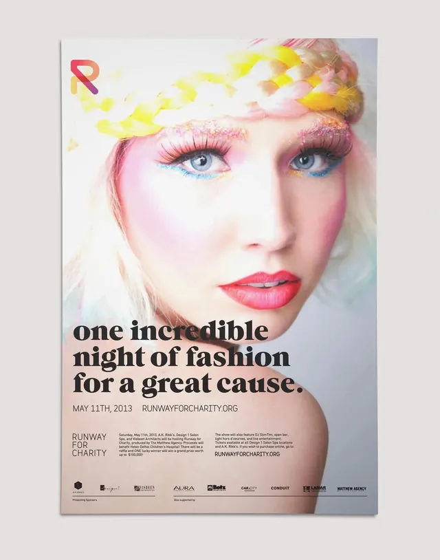 Charity Gala Event Poster