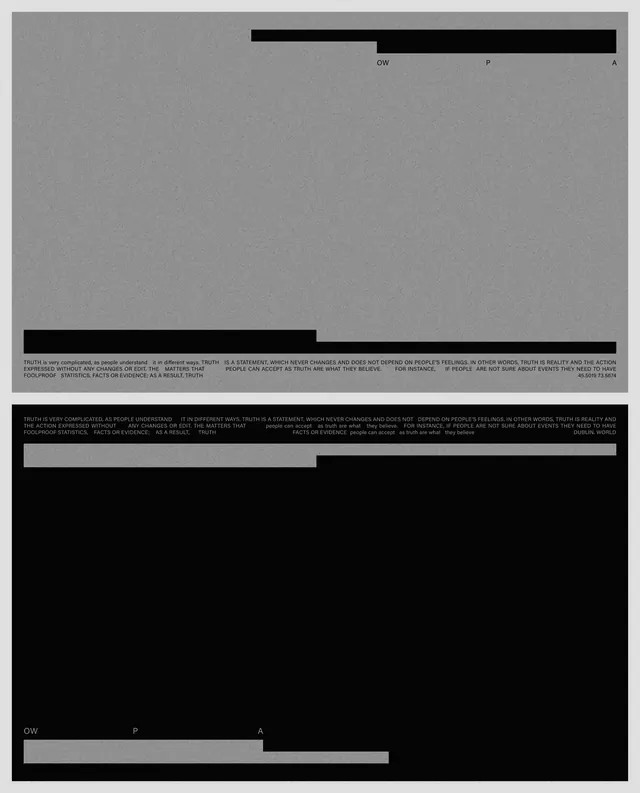 Monochrome Text Layout, minimal, brutalist, monochrome
