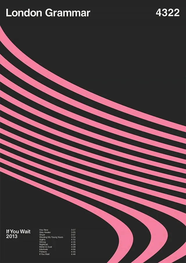 London Grammar 4322, minimal, swiss, high-contrast