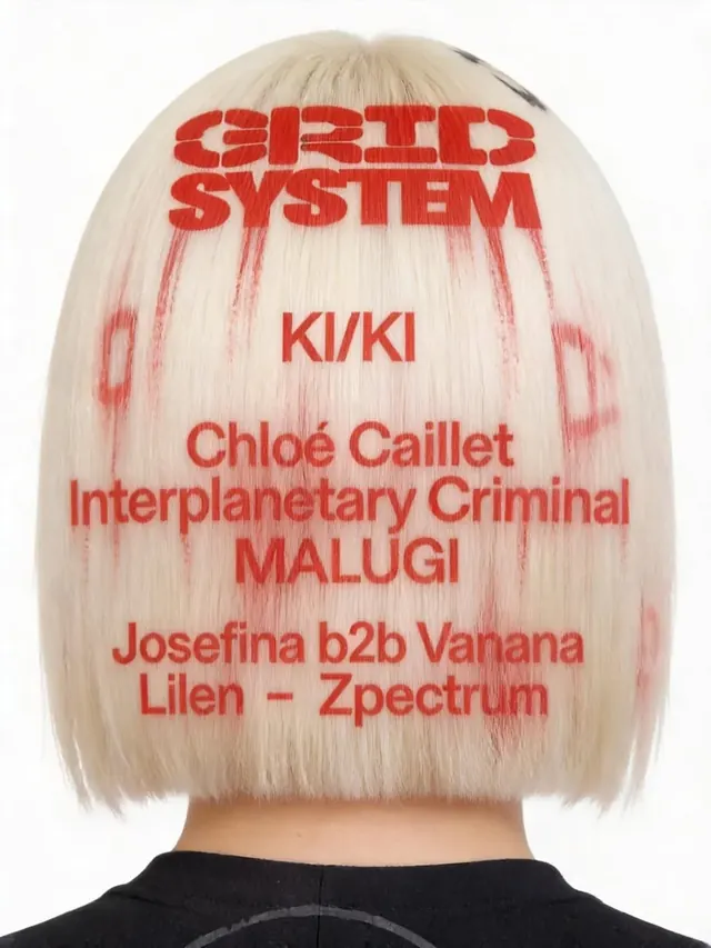 Type on Hair, editorial, vibrant