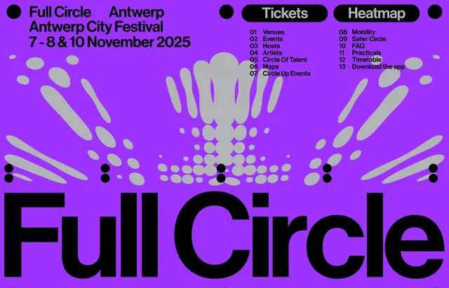 Full Circle Electronic Music Festival Poster
