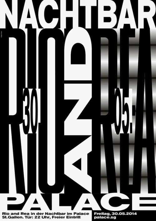 Nachtbar Typography Poster