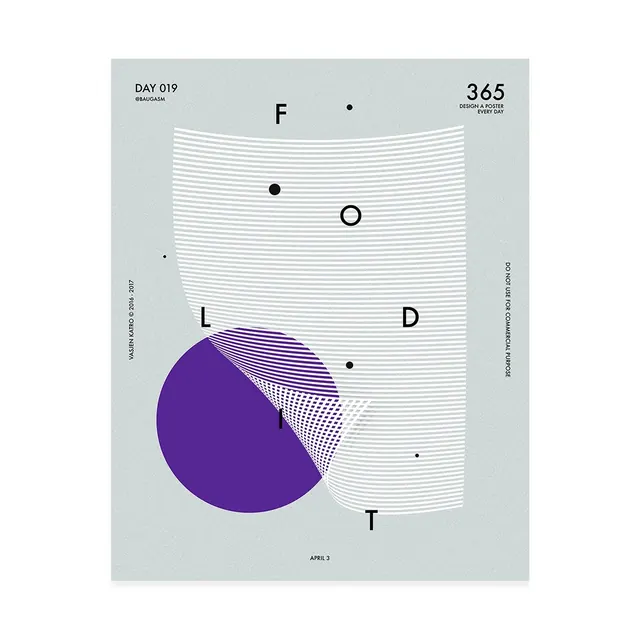 Abstract Geometric Typography Poster, minimal, swiss, light