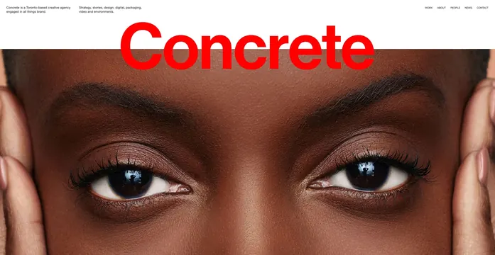 Concrete Editorial Close-up