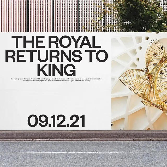 The Royal Returns to King Event Poster