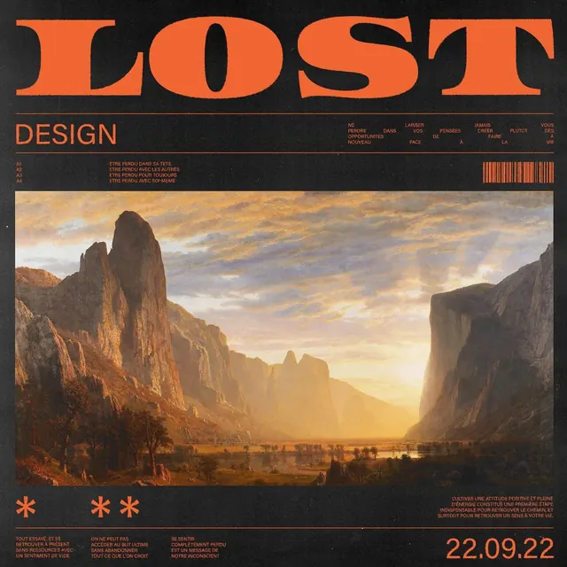 LOST DESIGN Poster