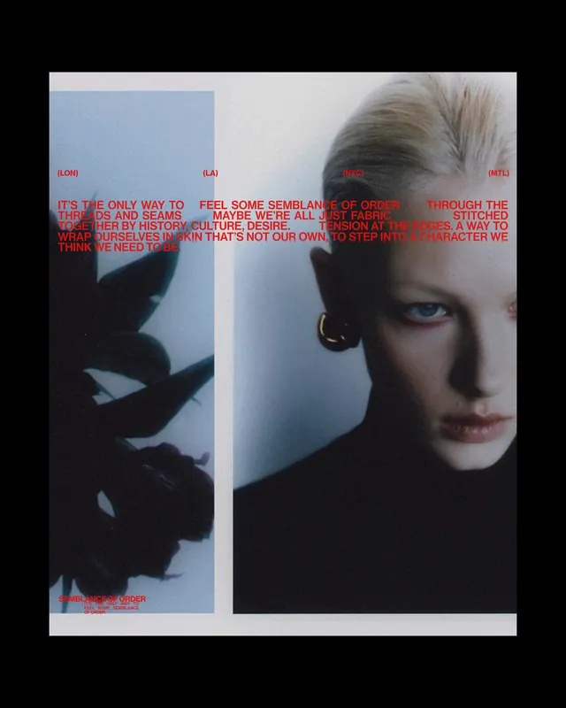 Editorial Portrait Layout