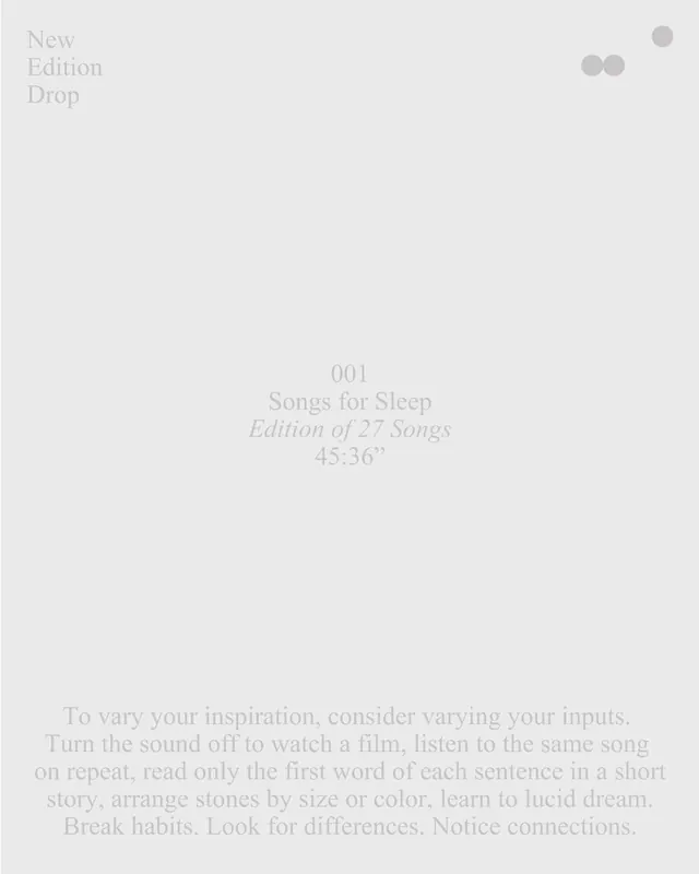 Minimalist Editorial Layout