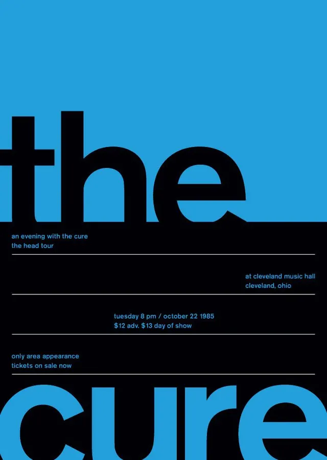 The Cure Event Poster