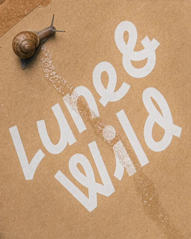 Lune & Wild packaging identity (slide 9)