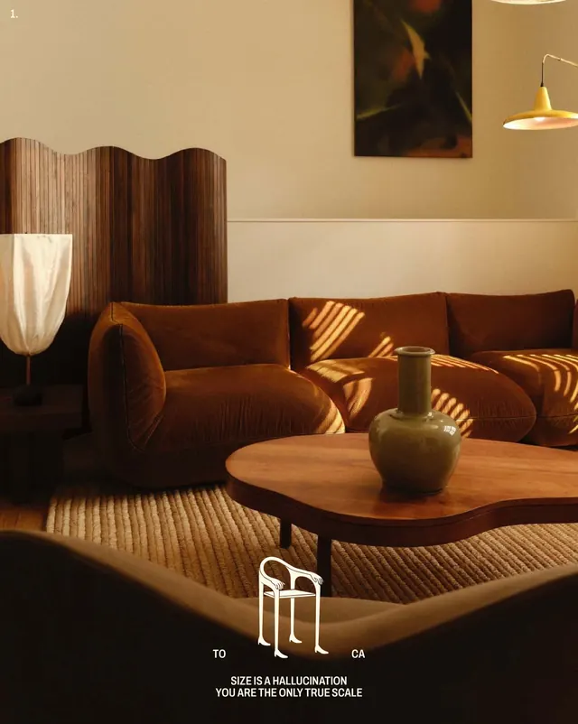 Background Spaces, interior design brand system (slide 2), minimal, editorial, monochrome