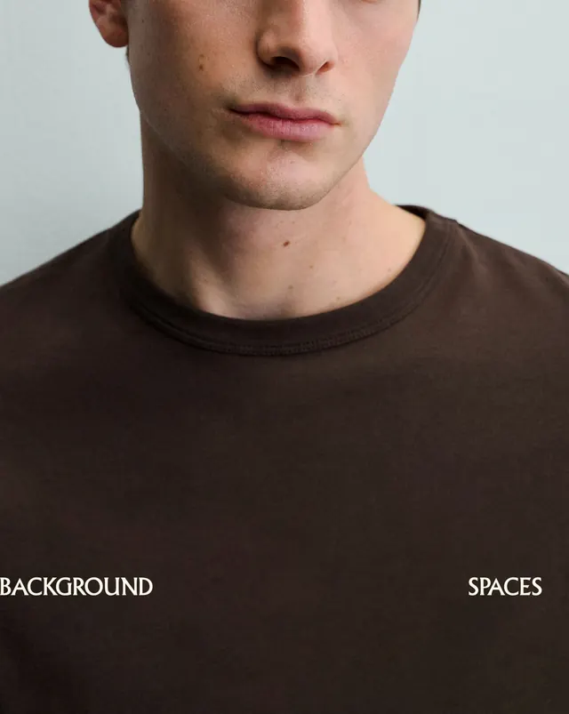 Background Spaces, interior design brand system (slide 17), minimal, editorial, monochrome
