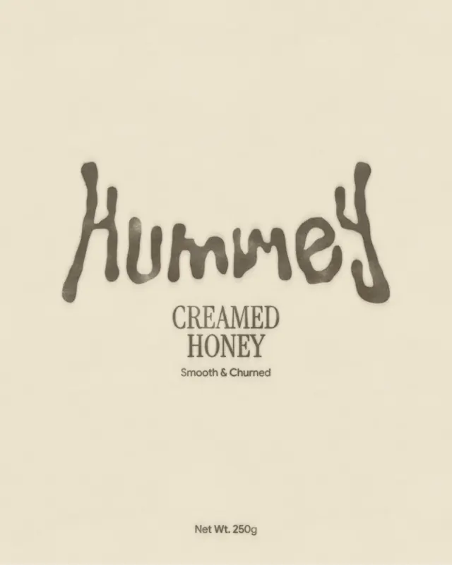 Hummey honey brand identity (slide 3)