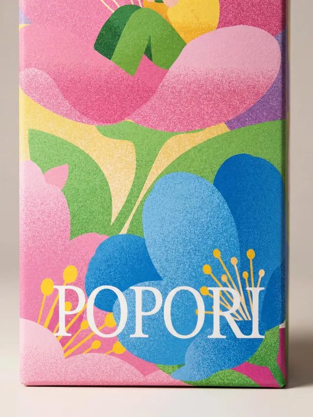 Popori natural soda packaging system (slide 5)