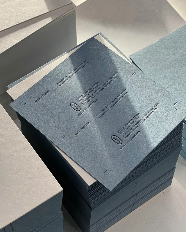 Field Studies Flora printed matter identity (slide 2)