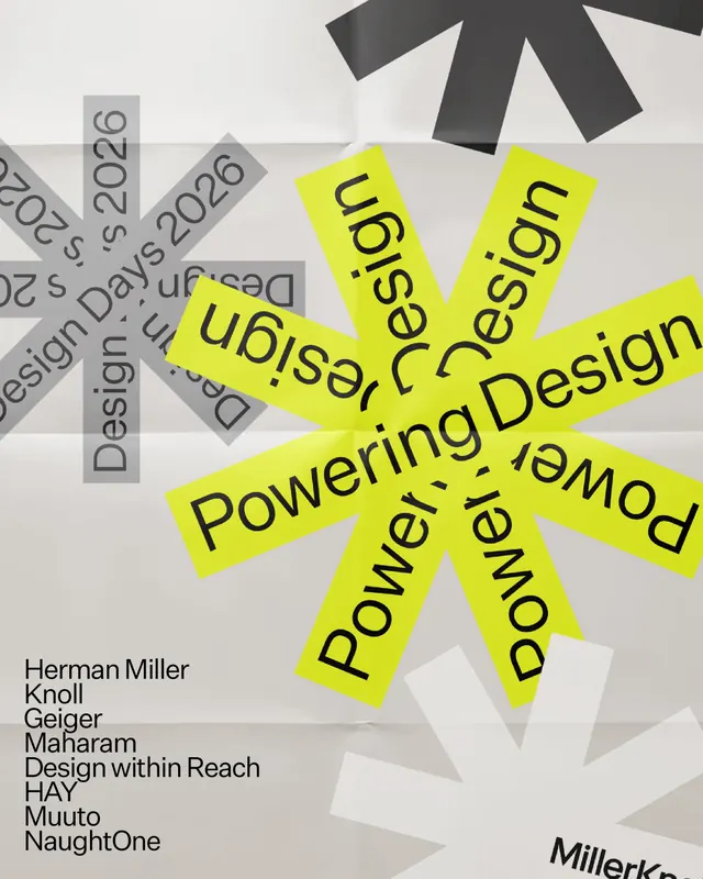 MillerKnoll Design Days 2026 event identity (slide 2)