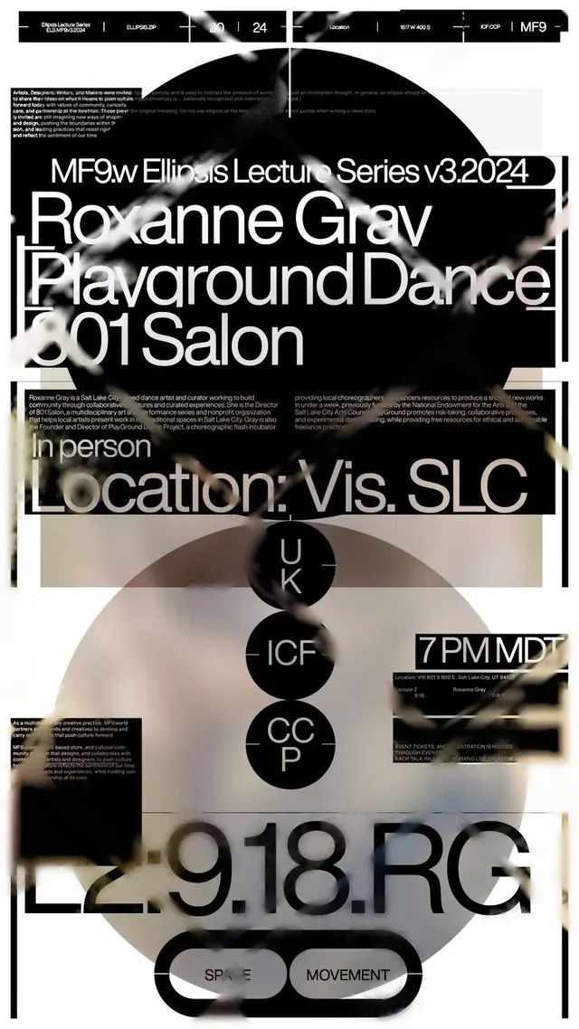 Playground Dance Event Poster