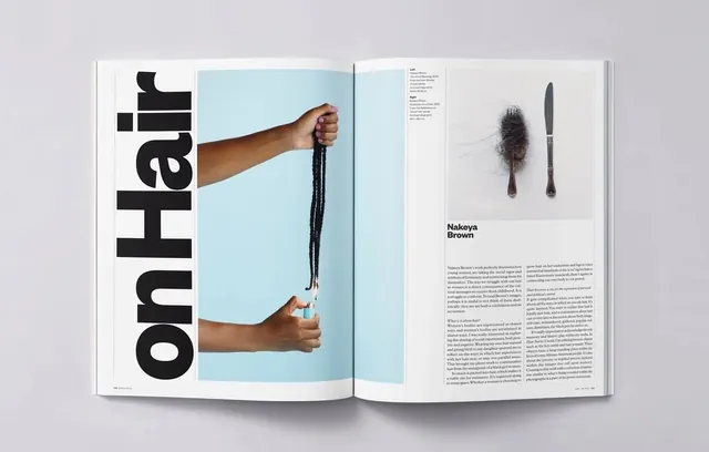 On Hair editorial spread, editorial, swiss, light