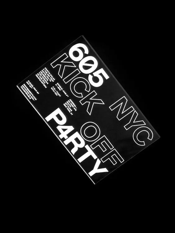 Geometric event poster design, geometric, minimal, monochrome