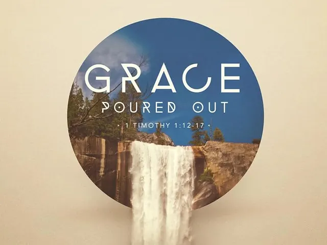 Grace poured out circular photographic composition, photographic, minimal, warm
