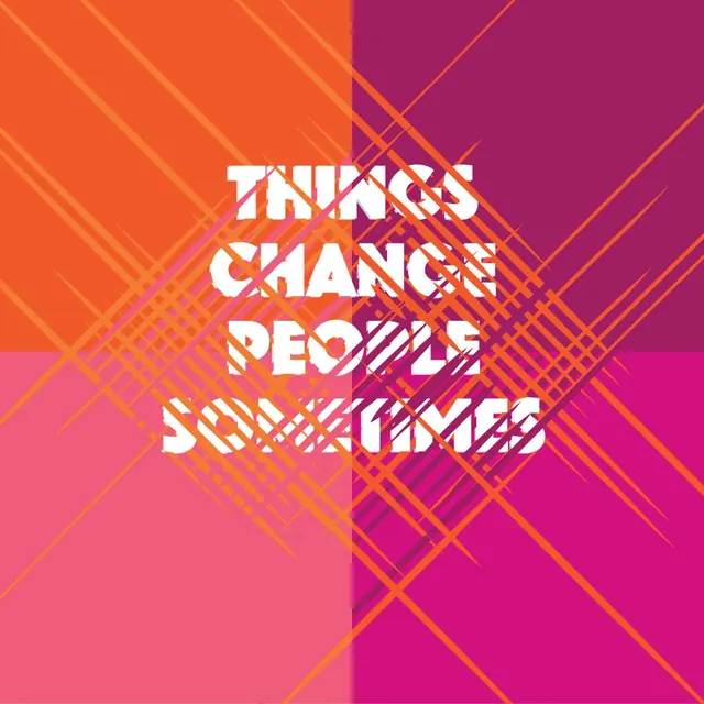 Bold geometric type poster with gradient, gradient-heavy, geometric, vibrant