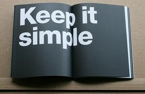 Book spreads with minimal typography, minimal, swiss, dark