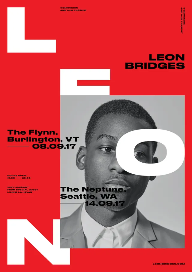 Leon Bridge Event Poster