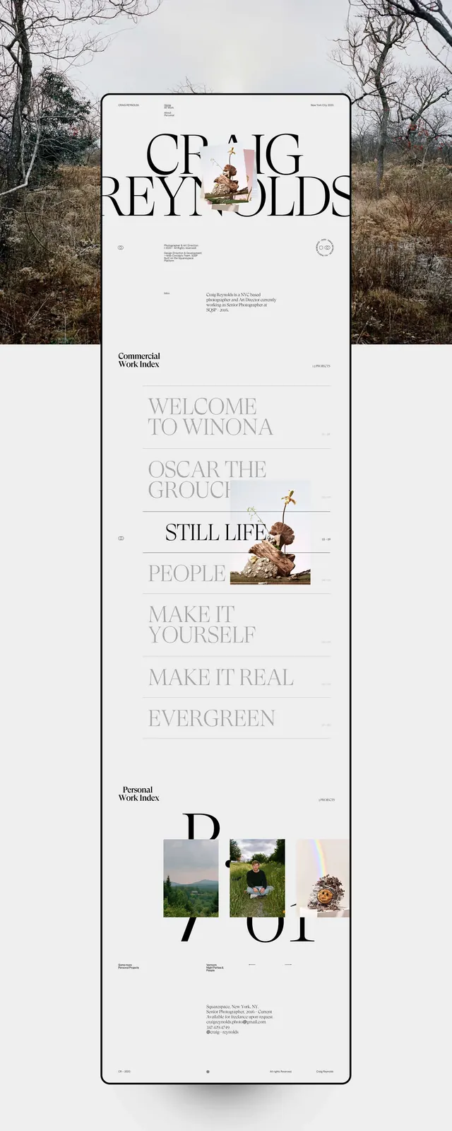 Sig Sanders Editorial Layout