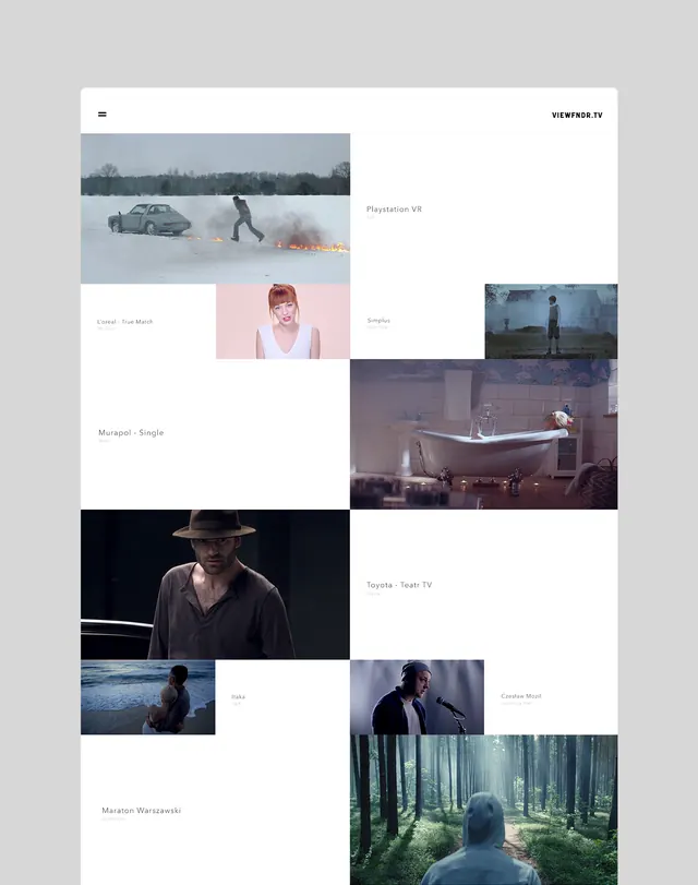 Editorial Photography Layout