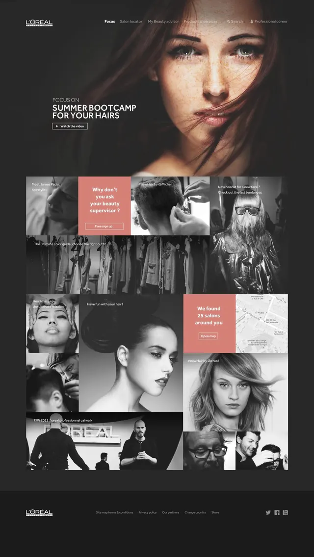 Beauty & Fashion Editorial Layout