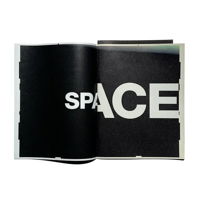 Space Typography Spread