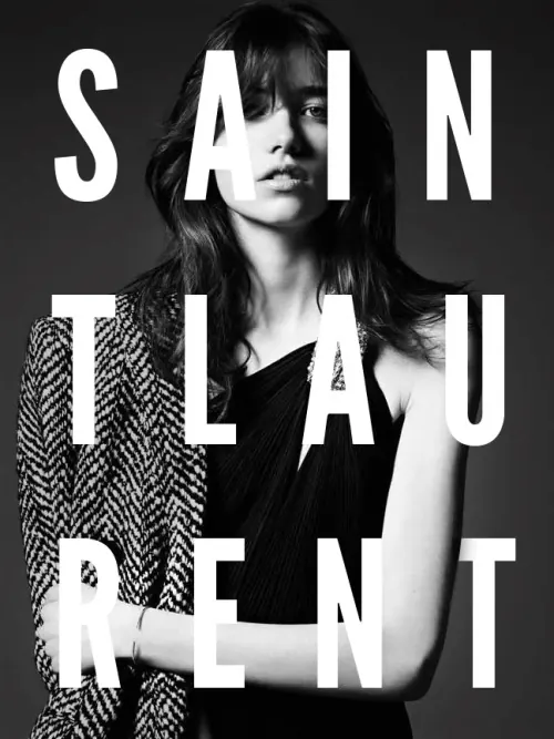San Laurent Editorial Portrait, minimal, monochrome, monochrome