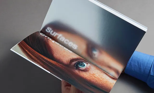 Close-up Portrait Editorial Spread