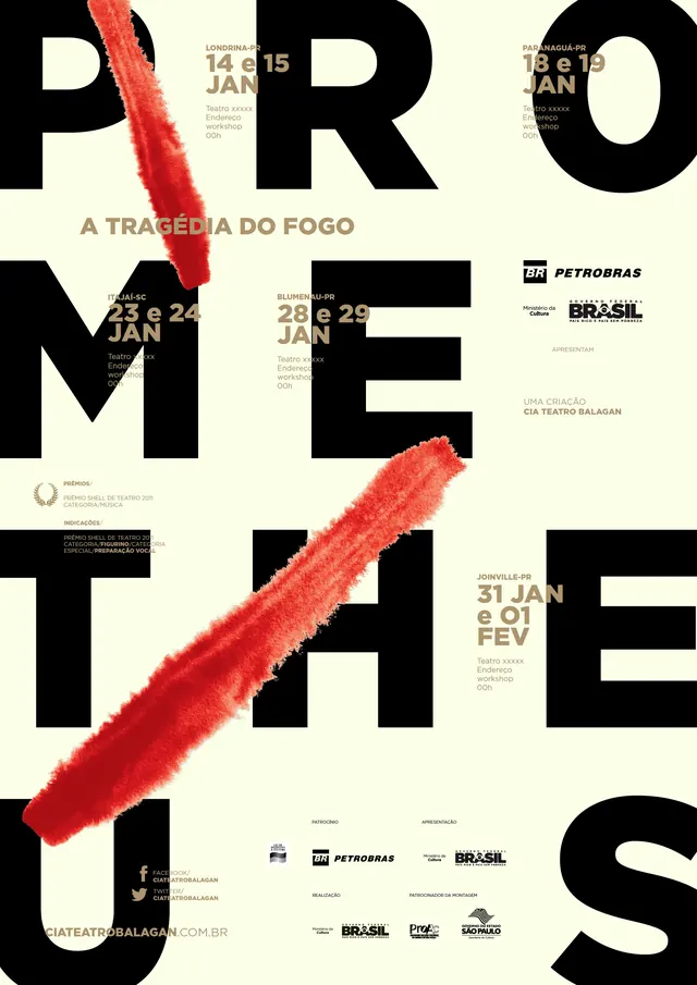Abstract Typography Poster