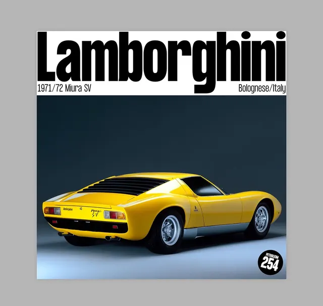 Lamborghini 1971/72 Miura SV Reference