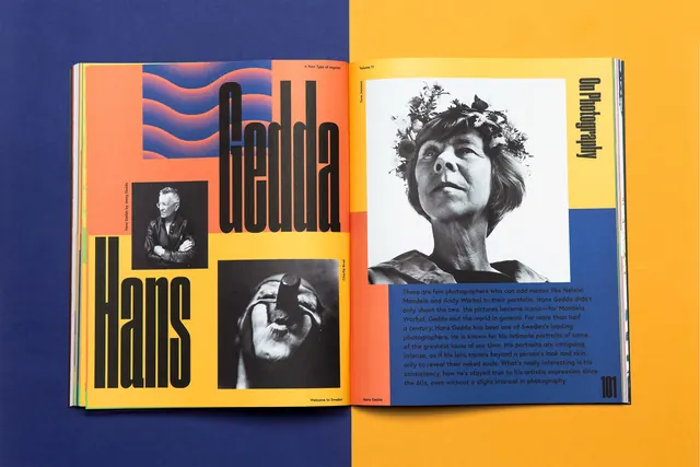 Editorial Layout with Collage Elements