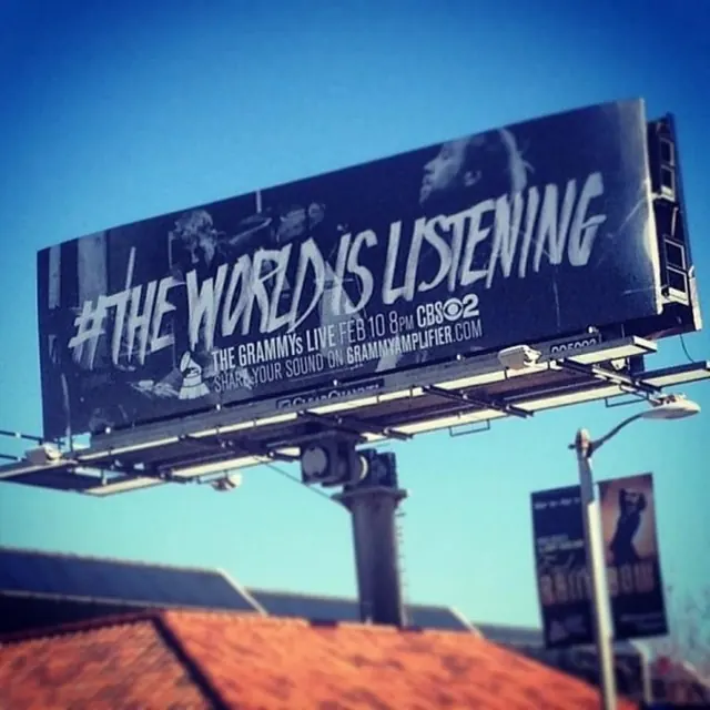 The World is Listening Billboard