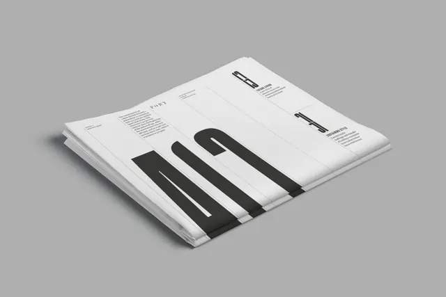 Minimalist Editorial Layout