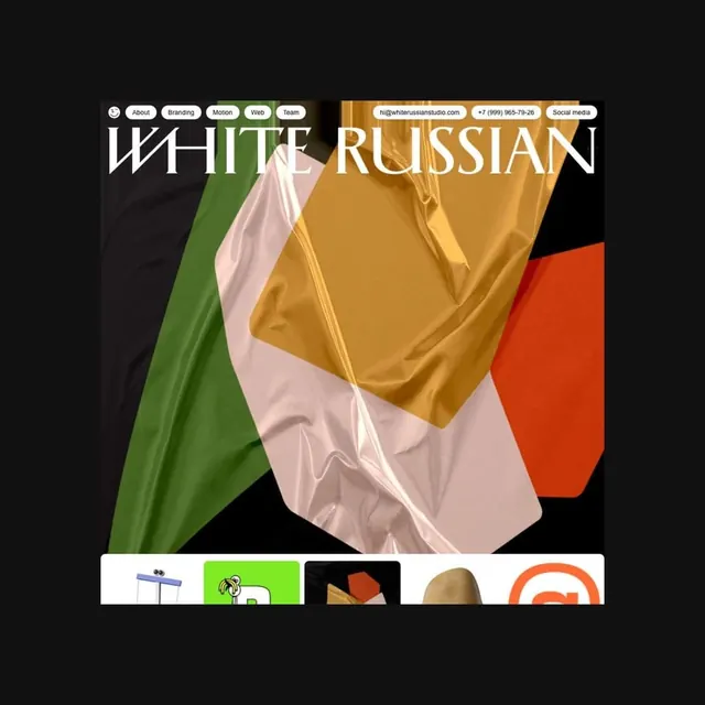 White Russian Editorial Spread