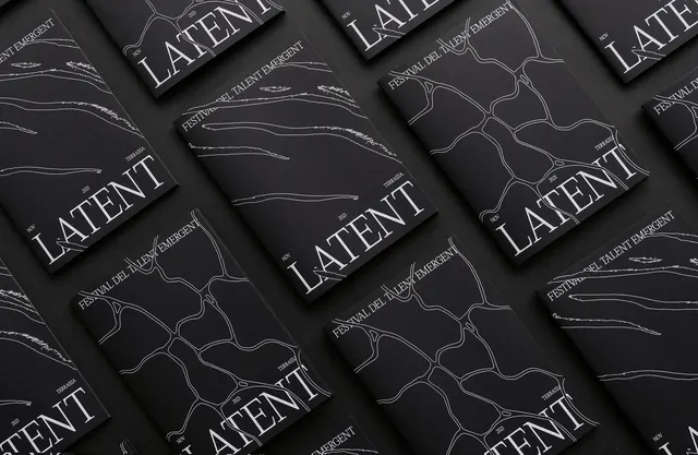 Dark festival publication mockup series, dark-mode, minimal, dark