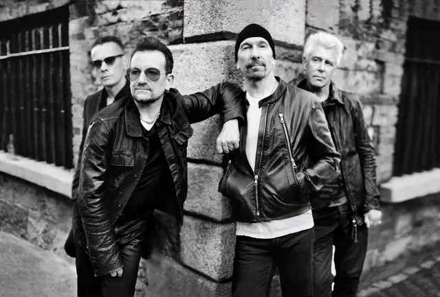 Rolling Stone magazine editorial spread U2, photographic, editorial, muted