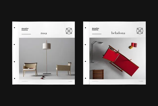 Furniture Product Catalog Spreads, minimal, swiss, light
