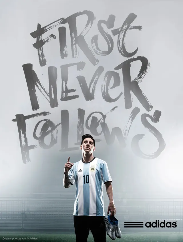 Adidas First Never Talks Poster