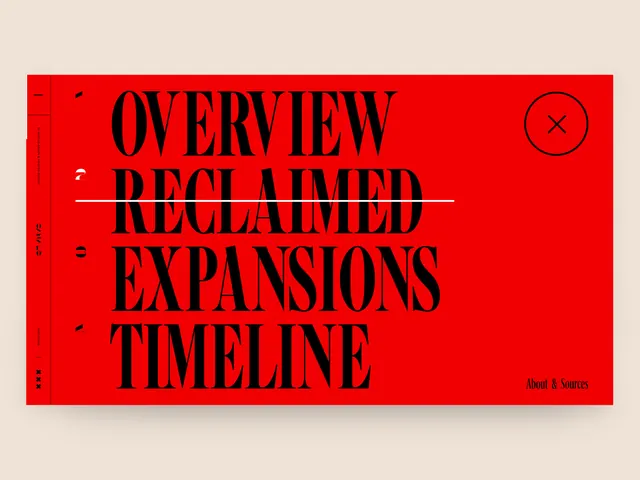 Red and White Typography Layout, brutalist, minimal, high-contrast
