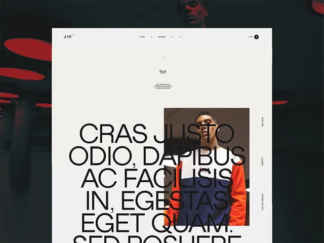 Editorial Typography Layout
